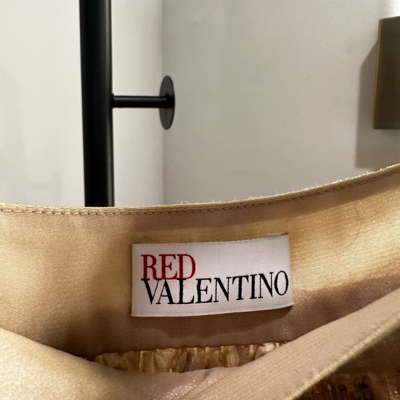 REDValentino gold and cream sequin bow skirt - Picture 2 of 3